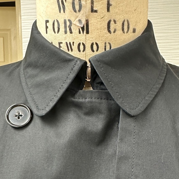 Massimo Dutti Black Trench Coat - Picture 5 of 7